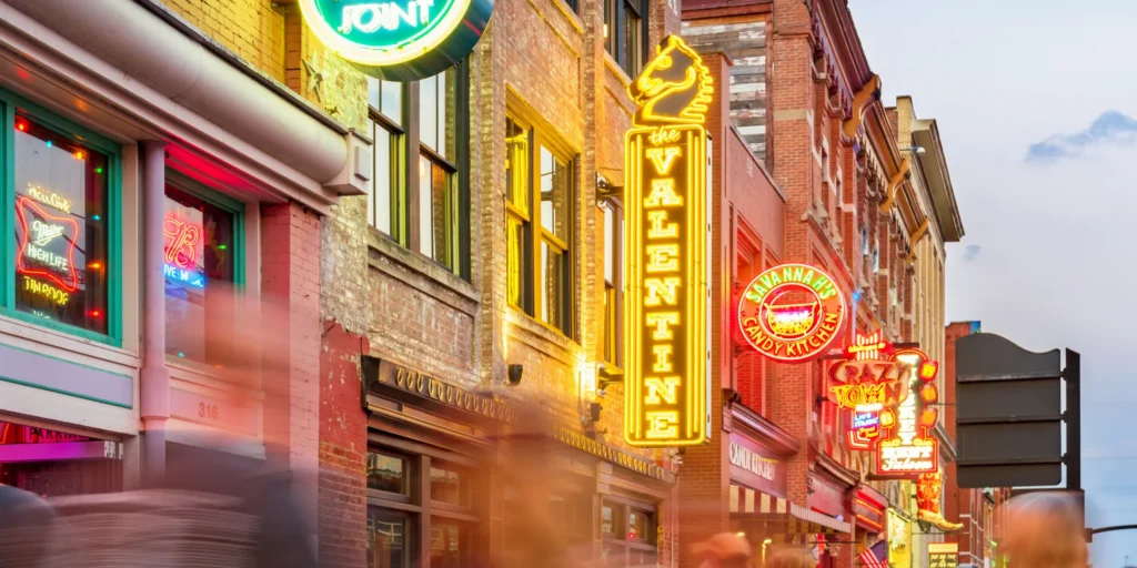 live music in downtown Nashville